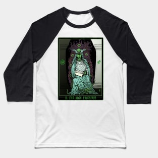 High Priestess of Cthulhu Baseball T-Shirt